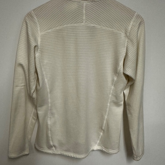 Patagonia R1 Jacket Full Zip Waffle Fleece Polartec W Small Cream/Off-White - Picture 9 of 9